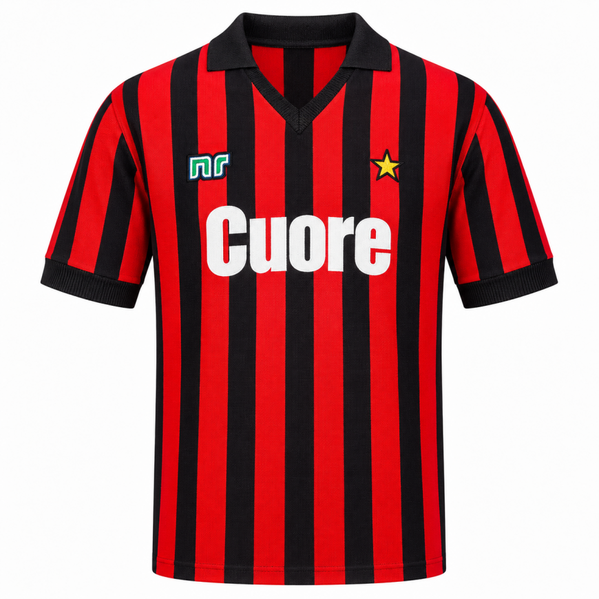 ennerre - 1983-84 ac milan home reissue shirt n.6 (baresi)