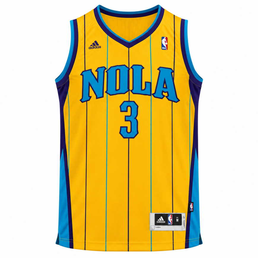 adidas - Paul new orleans Hornets Replica Player Team Jersey - Icon Edition -