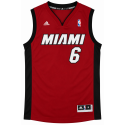 adidas - james 6 swingman miami heats jersey