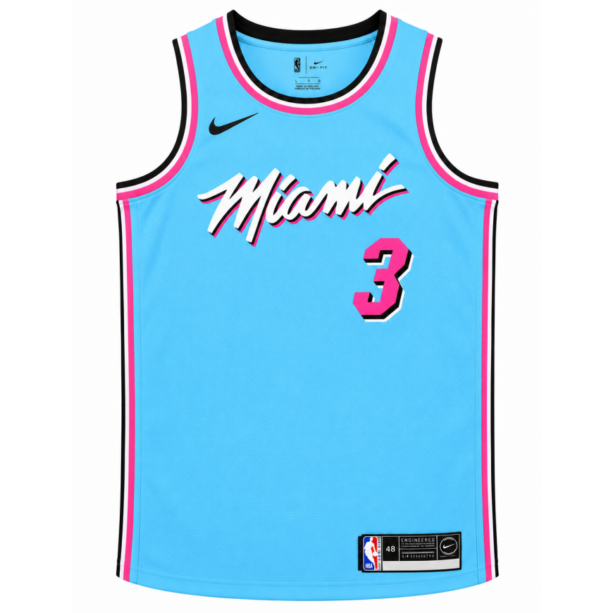nike - wade 3 miami heat jersey