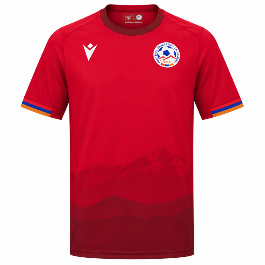 macron - 2024-25 armenia home shirt