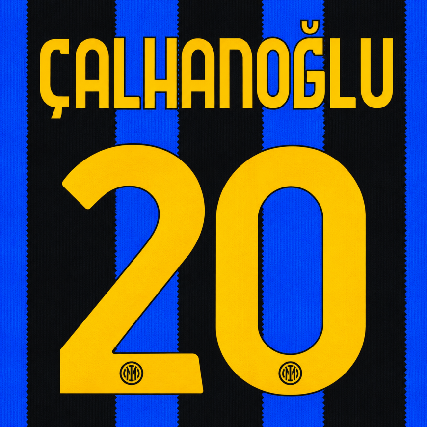 ID unlimited - 2026-27 inter home nameset calanhoglu 20