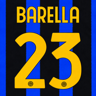ID unlimited - 2026-27 inter home nameset barella 23