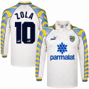 puma - 1995-96 parma home l/s shirt zola 10