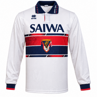 1992-93 genoa away l/s shirt (L)
