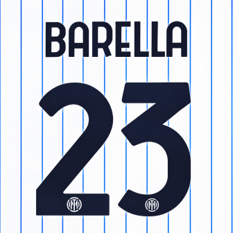 ID unlimited - 2026-27 inter away nameset barella 23