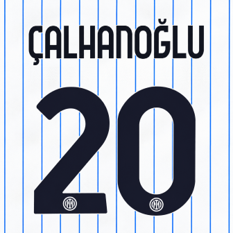 ID unlimited - 2026-27 inter away nameset calhanoglu 20