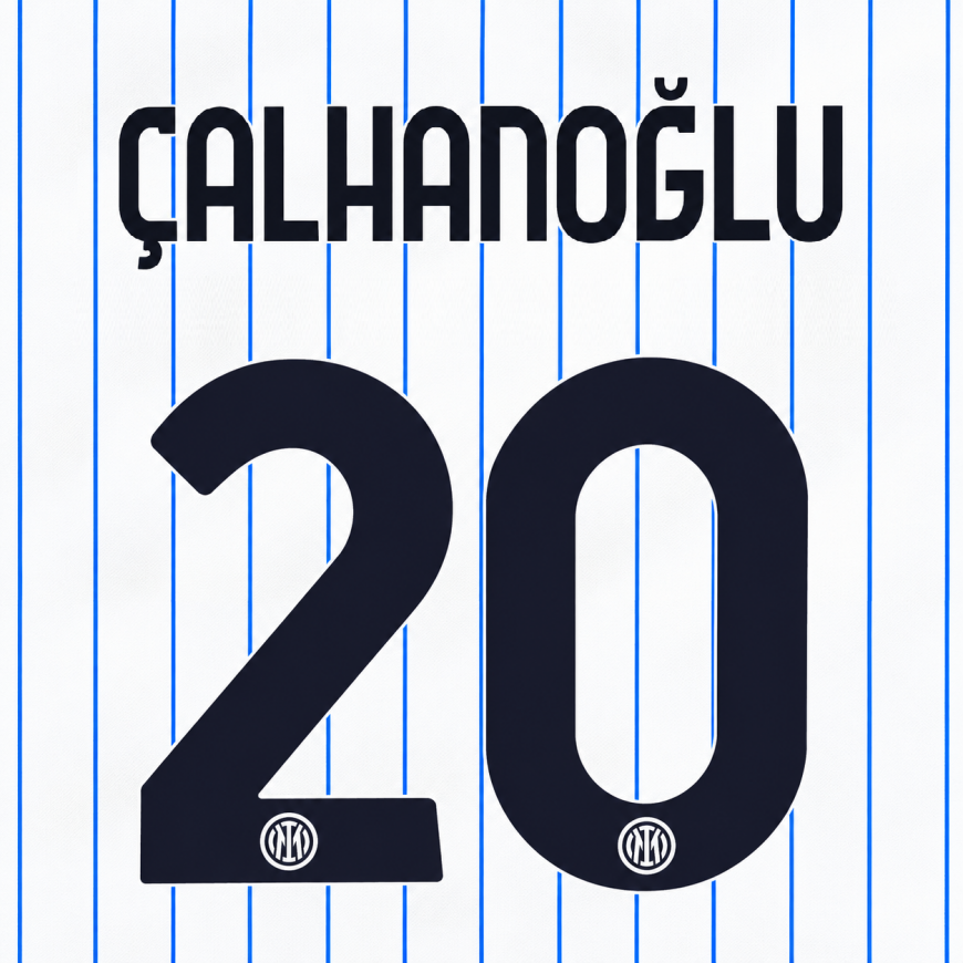 ID unlimited - 2026-27 inter away nameset calhanoglu 20
