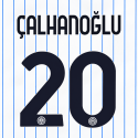 ID unlimited - 2026-27 inter away nameset calhanoglu 20