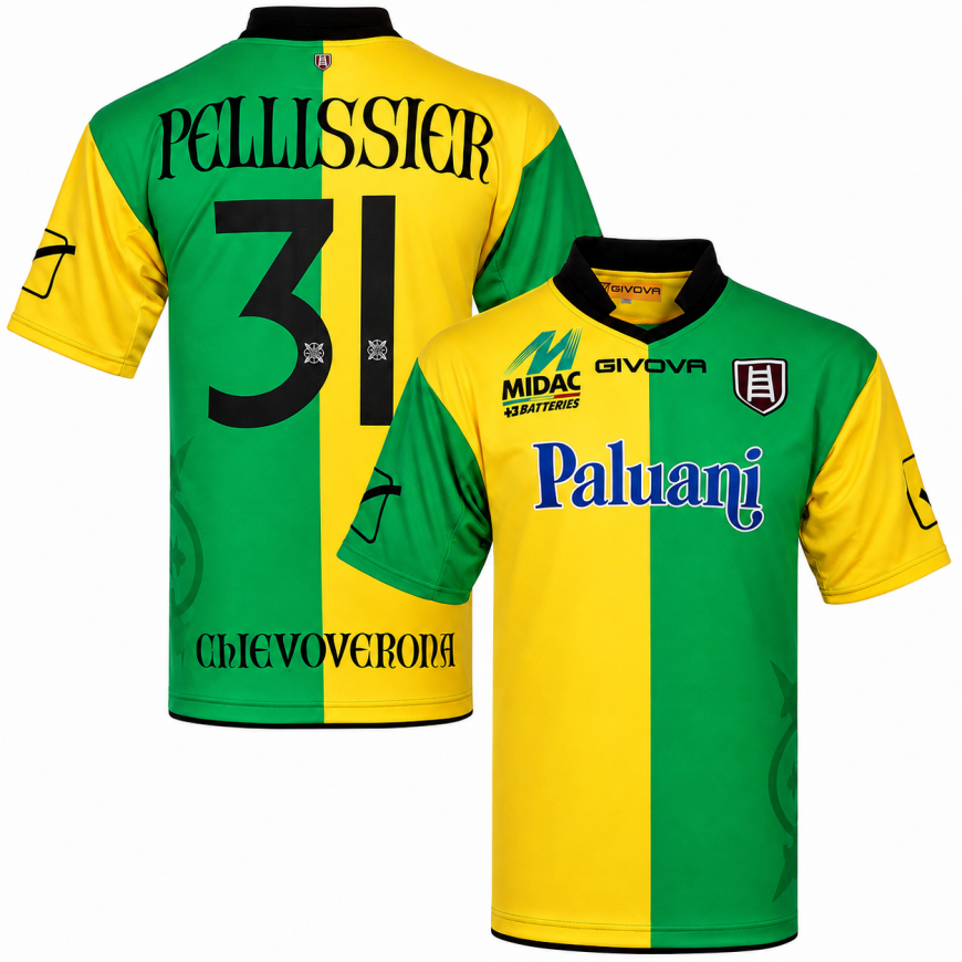 givova - 2012-13 chievo away shirt pellissier 31