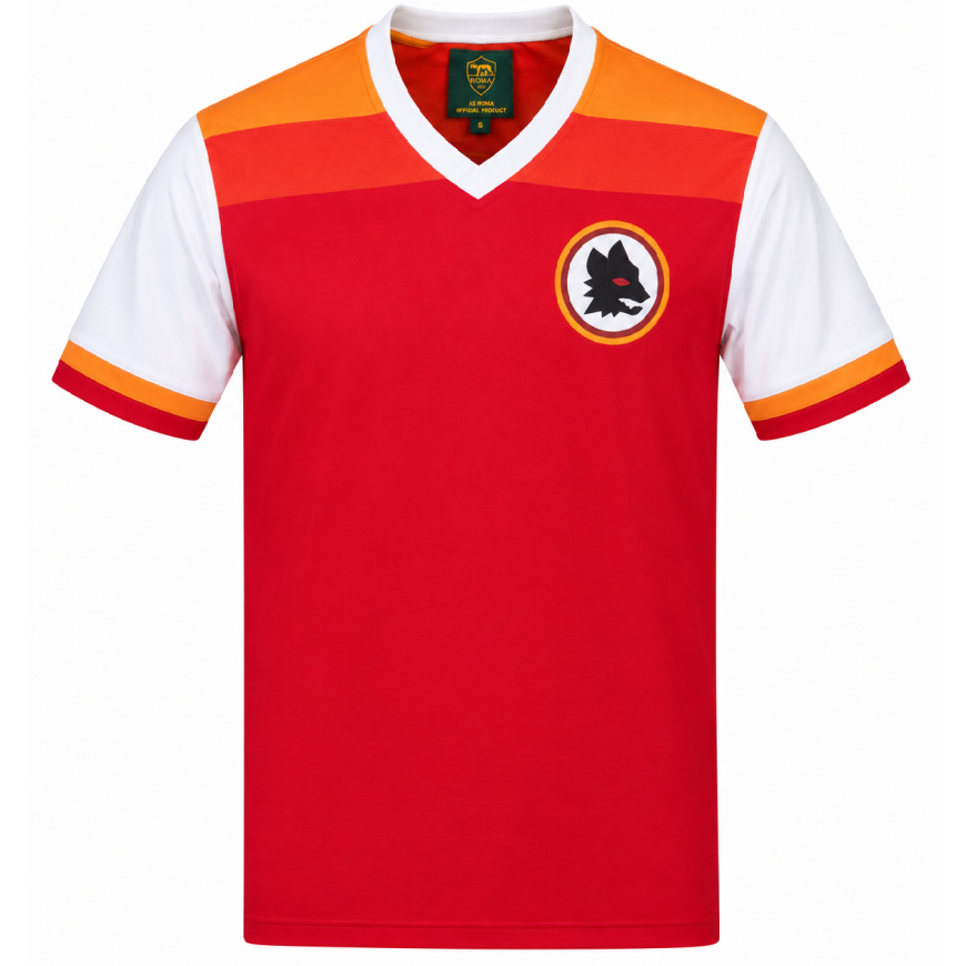 copa - 1998-99 as roma home reissue shirt