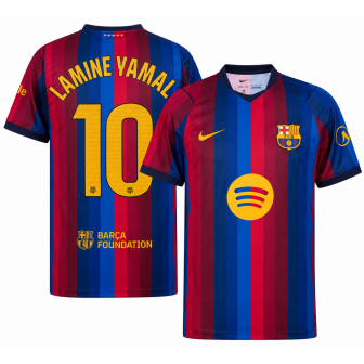 nike - 2026-27 fc barcelona home shirt lamine yamal 10
