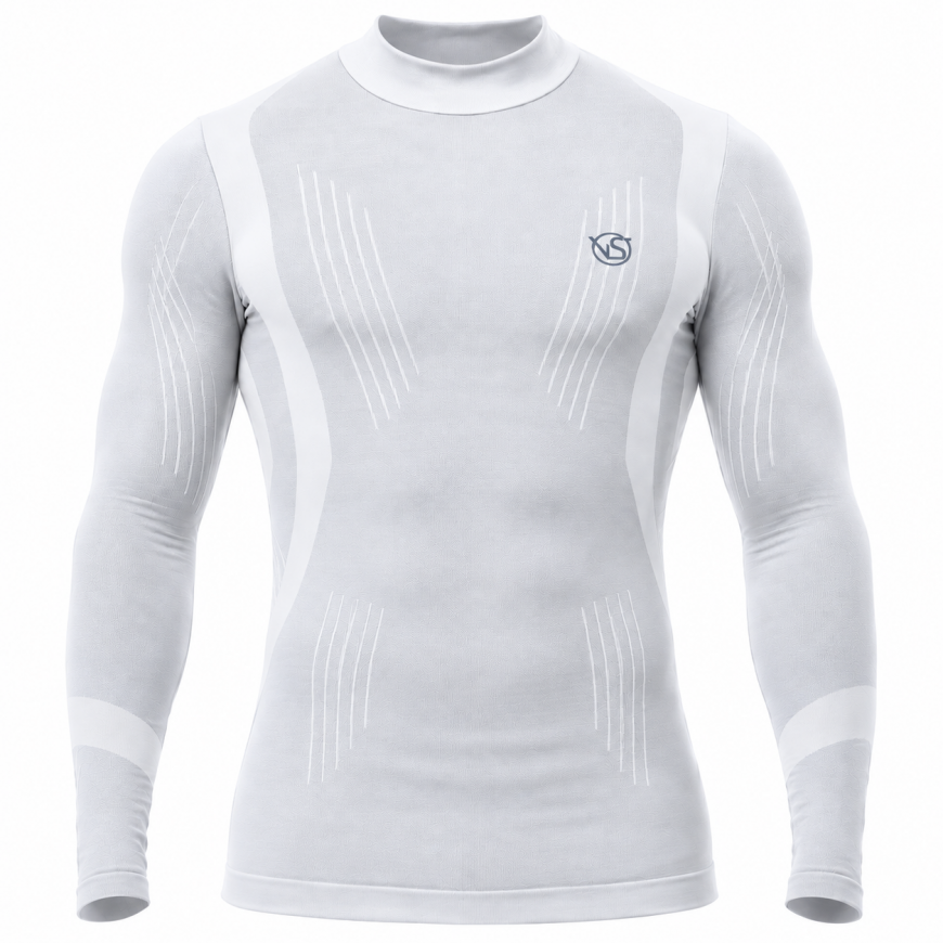 vivasport - maglia termica m/lunga bianca