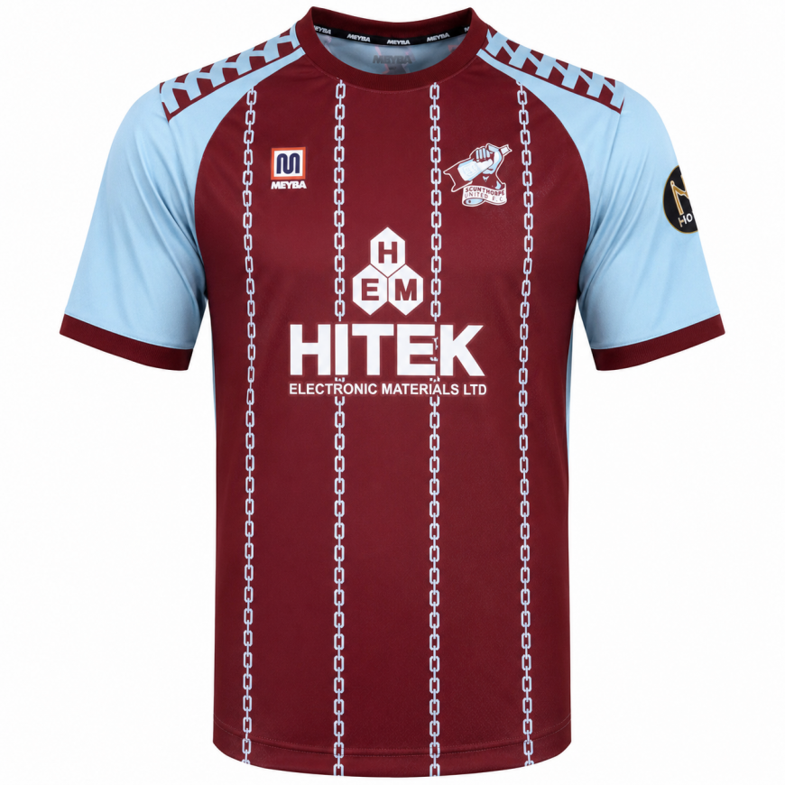 meyba - 2025-26 scunthorpe utd home Shirt