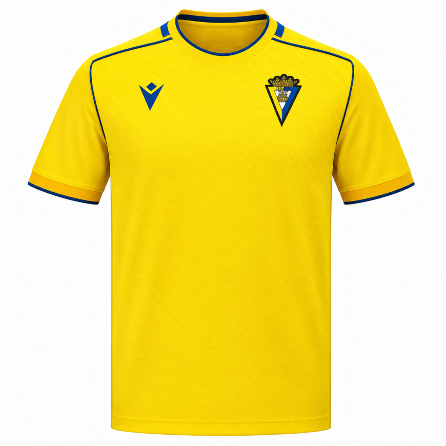macron - 2025-26 cadiz home shirt