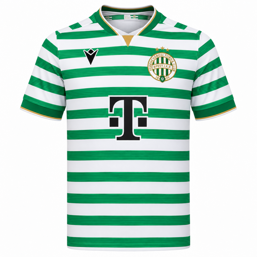 macron - 2025-26 ferencvaros home shirt