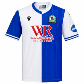 macron - 2025-26 blackburn home shirt