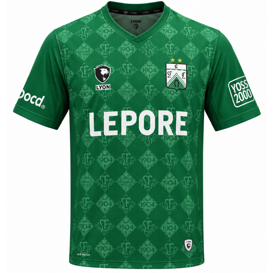 lyon - 2024-25 ferro carril oeste home shirt
