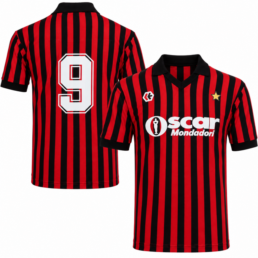 rollygo - 1984-85 AC Milan Reissue Home Shirt 9 (Hateley)