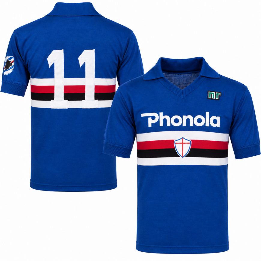 rolly-go - 1984-85 sampdoria Reissue Home Shirt 10 (vialli)